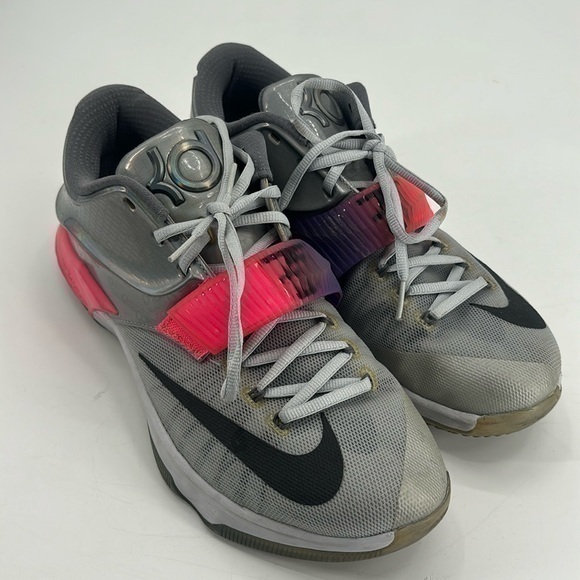 Nike KD 7 All Star Kevin Durant Platinum Silver 742548-090 Size 12 - Picture 1 of 14